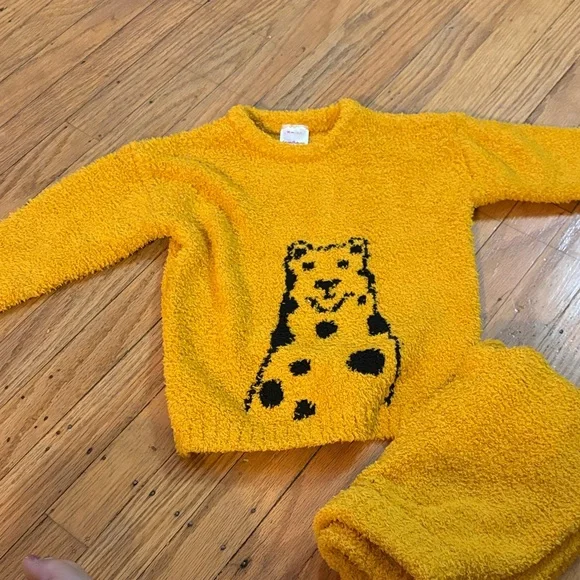Hanna Andersson Mustard Kids' Sweater and Pants Set - Picture 4 of 7